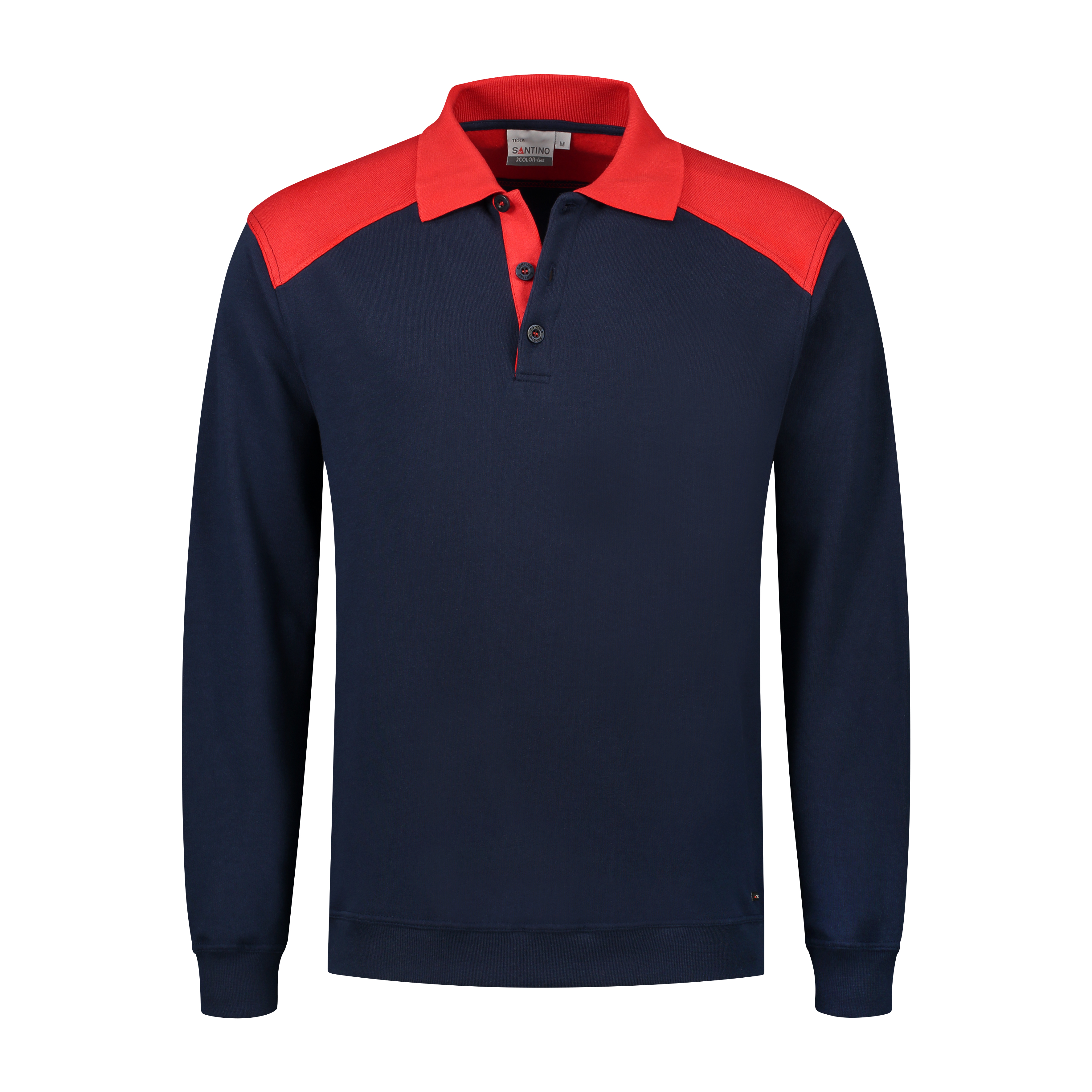 2-Color Polosweater TESLA - front
